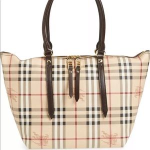 Authentic haymarket check salisbury Burberry tote